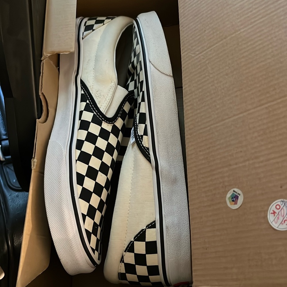 Vans Classic Slip-On Black and White Checkered